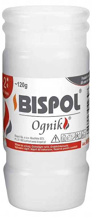 Bispol WP2N Parafinska sveća u plastičnom omotu 11 cm
