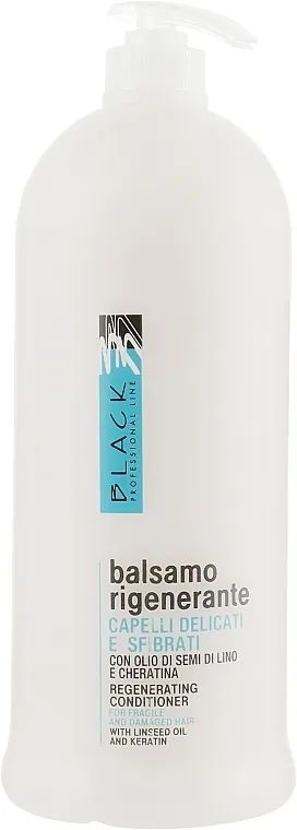 Black Professional Line Regenerating Conditioner Revitalizirajući regenerator za suhu i oslabljenu kosu