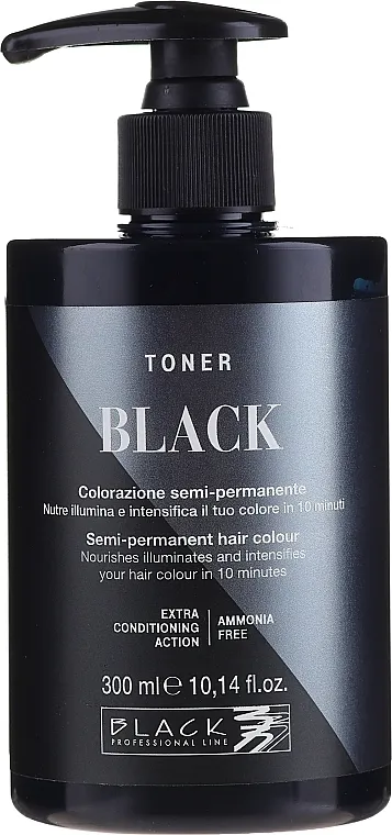 Black Professional Line Semi-Permanent Coloring Toner Toner za kosu s aktivnim ugljenom