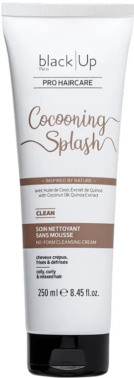 Black Up Pro Hair Care Cocooning Splash No-Foam Cleansing Cream Krema za čišćenje kose