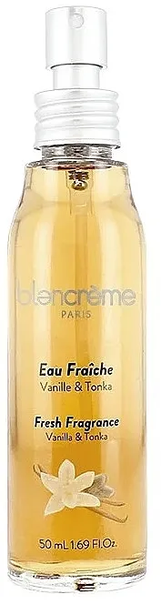 Blancreme Vanilla &amp; Tonka Fresh Water Aromatična voda