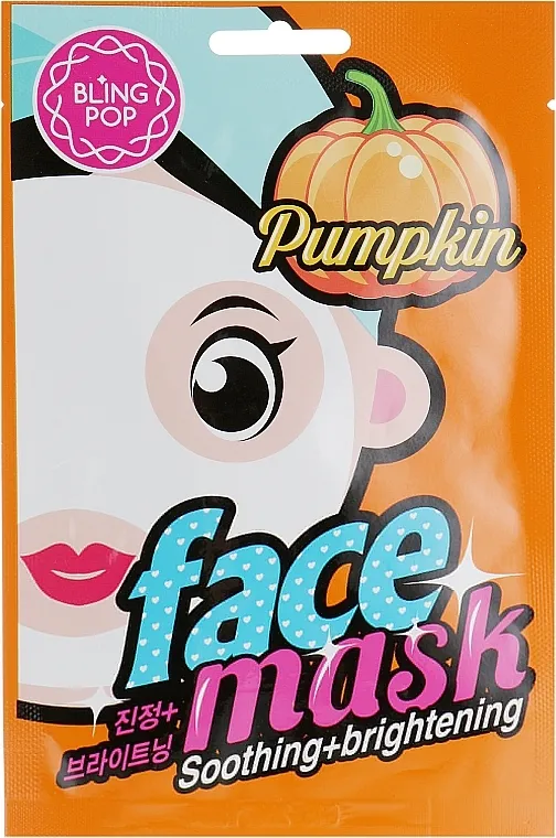 Bling Pop Pumpkin Smoothing &amp; Brightening Mask Maska za lice s ekstraktom bundeve
