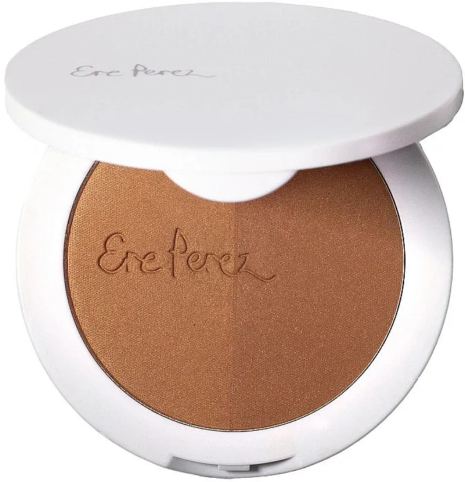 Blush bronzer za lice Ere Perez Rice Powder Blush &amp; Bronzer