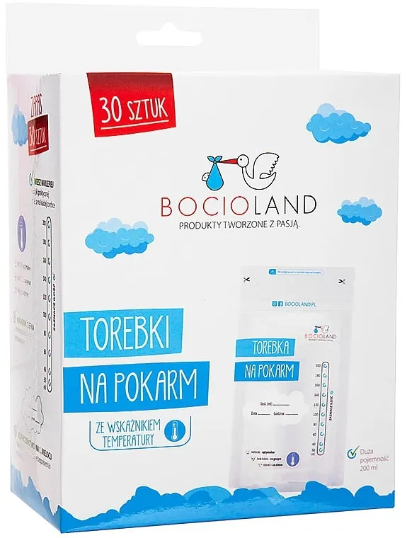 Bocioland Kese za mleko, 30 kom.