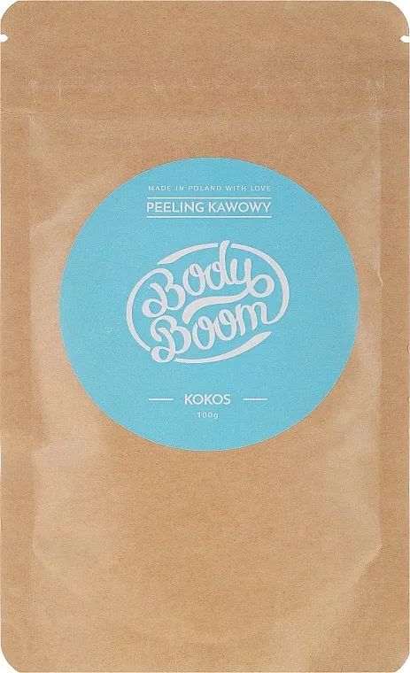 BodyBoom Coffee Scrub Coconut Piling od kave, kokos