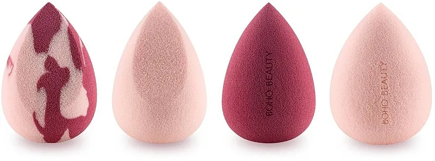 Boho Beauty Bohoblender Mini Set mini spužvica, bobičasto/roza/koso roza/koso ružičasto-bobičasto