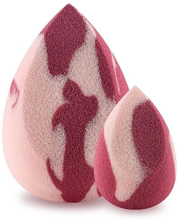Boho Beauty Bohoblender Pinky Berry Cut + Pinky Berry Mini Cut Set spužva, zakošen ružičast/mini zakošen ružičast