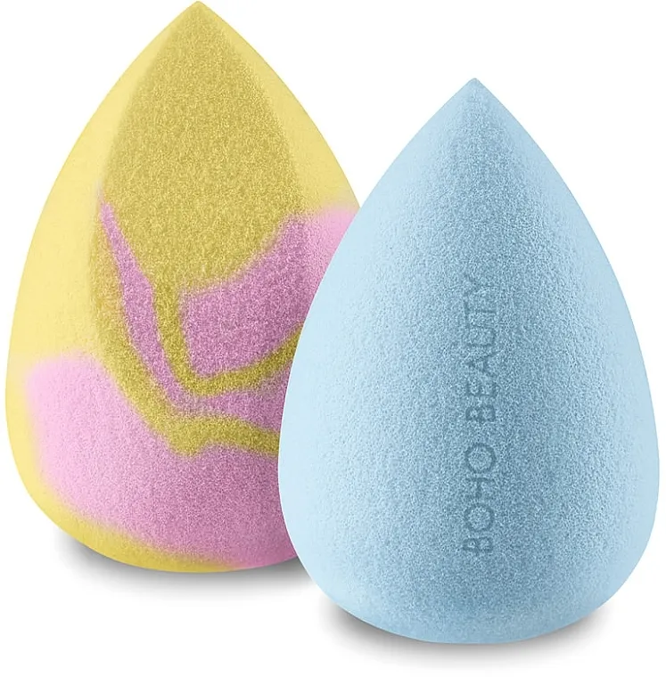 Boho Beauty Bohomallows Pink Lemon + Spun Sugar (sponge/2pcs) Set kozmetičkih sunđera