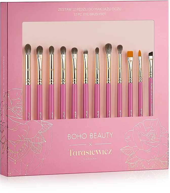 Boho Beauty Makeup Brush Set Set četkica za šminkanje, 12 predmeta