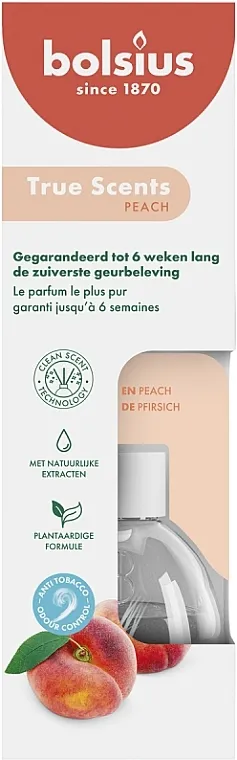 Bolsius Fragrance Diffuser True Scents Peach Difuzor mirisa Breskva