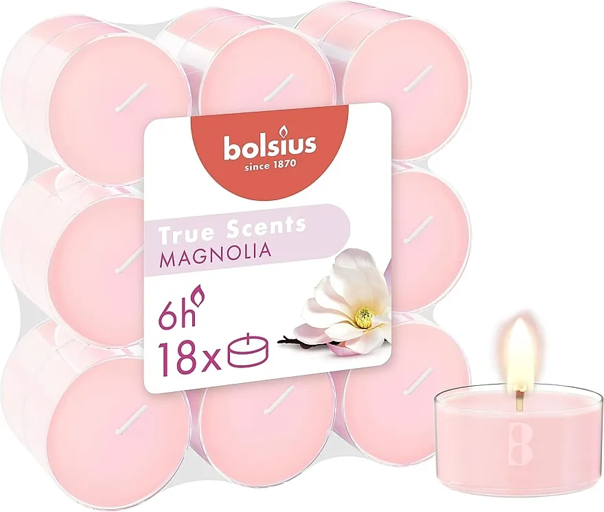 Bolsius True Scents Magnolia 6H Candle Mirisne grejalice