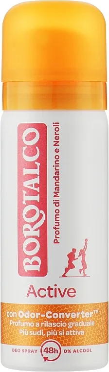 Borotalco Akctive Deodorant Mandarin Neroli Fresh Dezodorans za telo Mandarina &amp; Neroli
