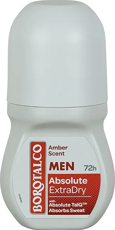 Borotalco Men Absolute Deo Roll-on Extra Dry Amber Roll-on dezodorans-antiperspirant