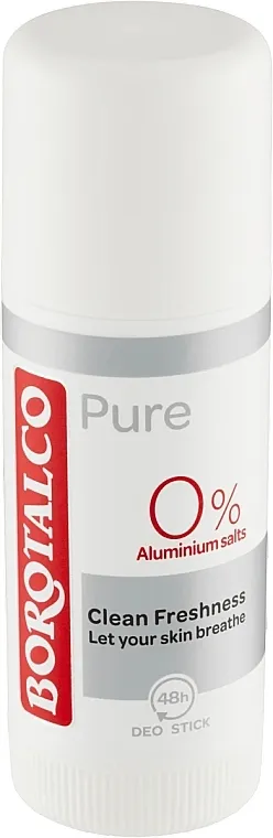 Borotalco Pure Aluminum-free Deodorant Stick Dezodorans u stiku