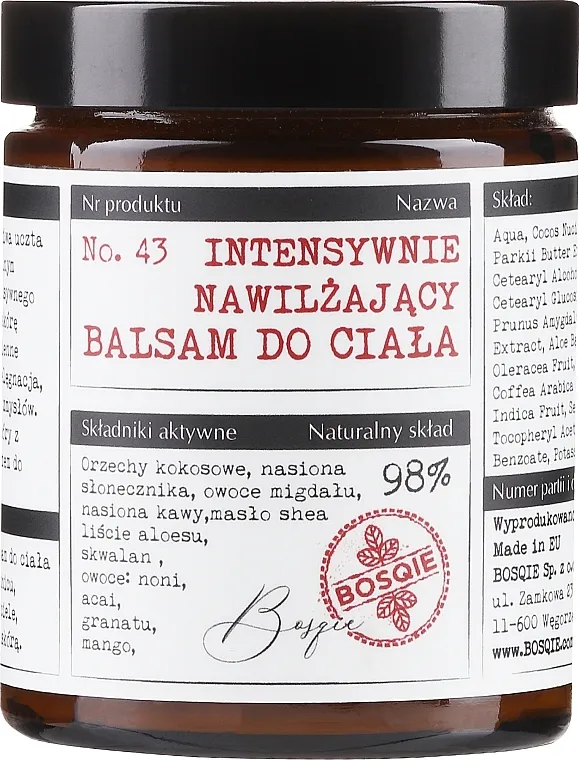 Bosqie Intensively Moisturizing Body Balm Intenzivno hidratantni balzam za telo ​