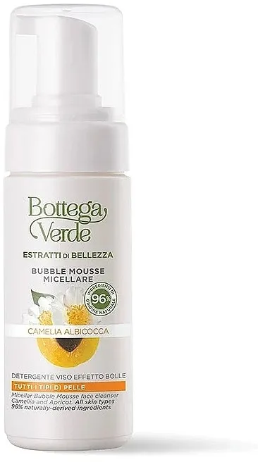 Bottega Verde Beauty Extracts Camelia &amp; Apricot Micellar Cleansing Mousse Micelarna pena za čišćenje lica