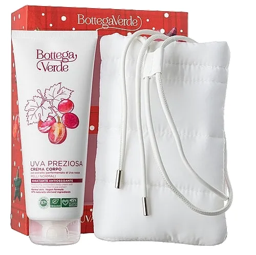 Bottega Verde Red Grape Set (b/cr/200ml + acc/1pc)