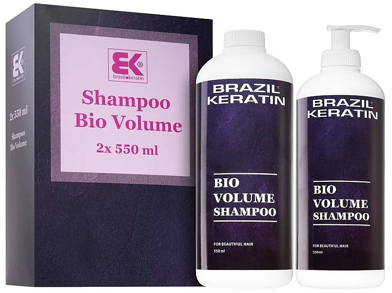 Brazil Keratin Bio Volume Shampoo (h/shampoo/550mlx2) Set