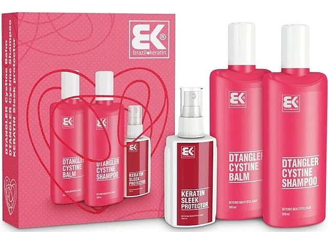 Brazil Keratin Dtangler Cystine (sh/300ml + balm/300ml + spray/100ml) Set