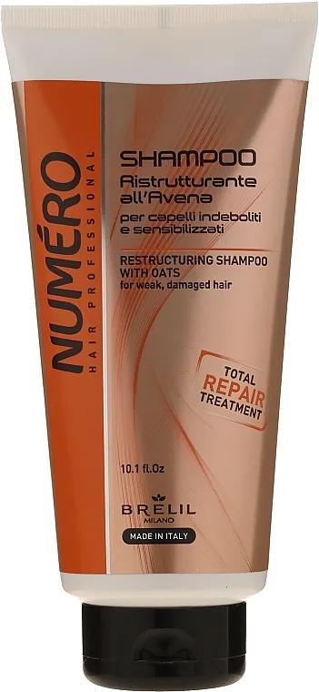 Brelil Numero Brelil Numero Restructuring Shampoo with Oats Revitalizirajući šampon