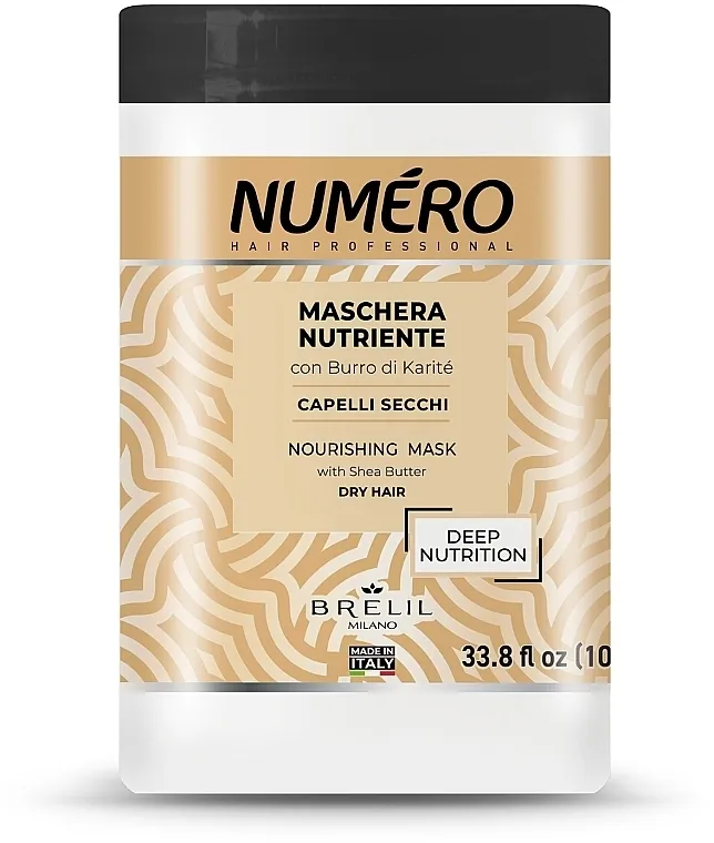 Brelil Numero Nourishing Cream With Shea Butter Maska za kosu sa shea maslacem i avokadom