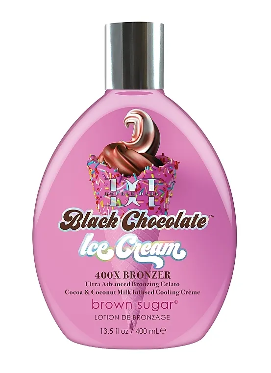 Brown Sugar Cream For Solarium Black Chocolate Ice Cream 400X Krema za solarijum