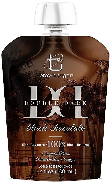 Brown Sugar Double Black Chocolate 400X Krema za solarij s ultra tamnim bronzerima i mega silikonima