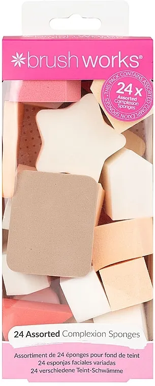 Brushworks Assorted Makeup Sponges Set sunđera za šminkanje