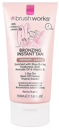 Brushworks Bronzing Instant Tan Srednje i tamni bronzani losion za telo