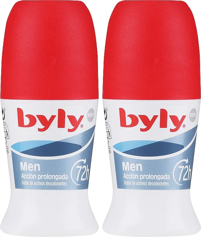 Byly For Men Deodorant Roll-On (2xdeo/50ml) Set