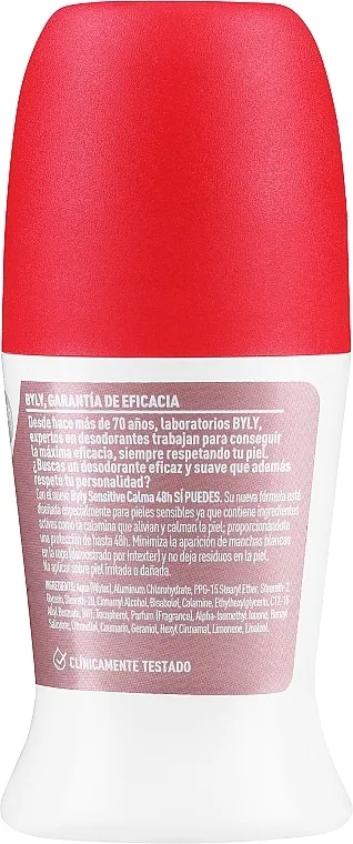 Byly Sensitive Calma 48h Deodorant Roll On Dezodorans