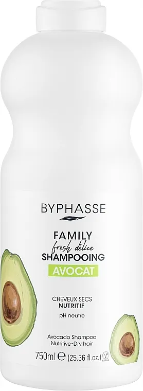Byphasse Family Fresh Delice Shampoo Šampon za suvu kosu s avokadom