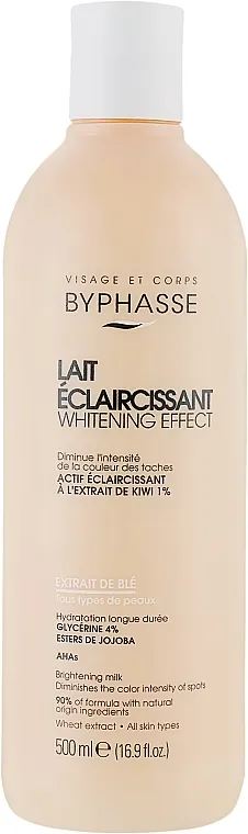 Byphasse Skin-Tone Unifier Milk Wheat Extract Mleko za lice sa ekstraktom pšenice