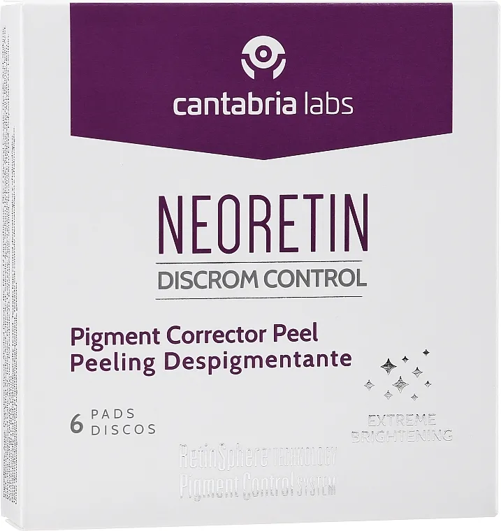 Cantabria Labs Neoretin Discrom Control Pigment Peel Pads Posvjetljujući piling za lice