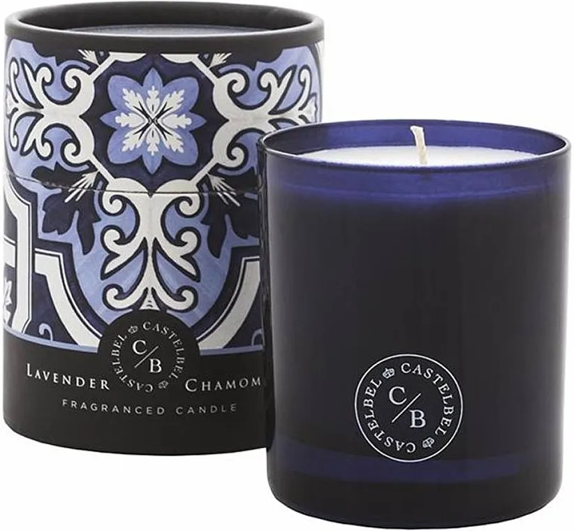 Castelbel Portuguese Tiles Lavender &amp; Chamomile Scented Candle Mirisna sveća "Lavanda i kamilica"