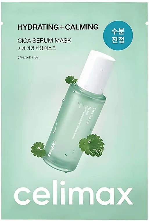 Celimax Hydrating + Calming Cica Serum Mask Umirujuća maska sa ekstraktom centelle