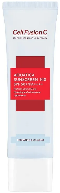 Cell Fusion C Aquatica Sunscreen 100 SPF50+ PA++++ Muški gel flasteri ispod očiju "Ugalj"