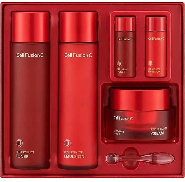 Cell Fusion C Red Ultimate Kit (tonic/150ml + tonic/20ml + emulsion/150ml + tonic/20ml + cr/50ml) Set za negu lica