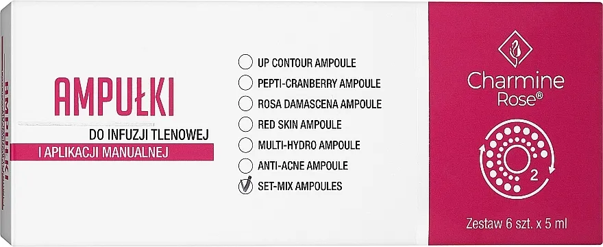 Charmine Rose Set-Mix Ampoule (6 x 5 ml)