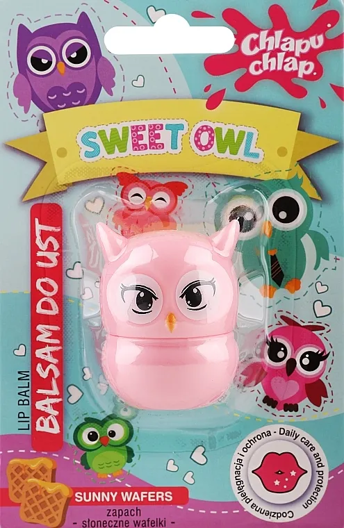 Chlapu Chlap Balzam za usne "Sweet Owl", vafli
