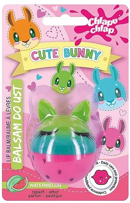 Chlapu Chlap Cute Bunny Watermelon Sjaj za usne "Cute Bunny", lubenica