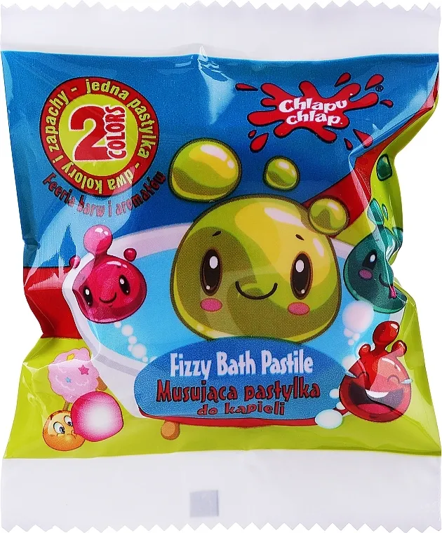 Chlapu Chlap Fizzy Bath Pastile Šumeća tableta za kupanje s mirisom žvakaće gume i šećerne vune