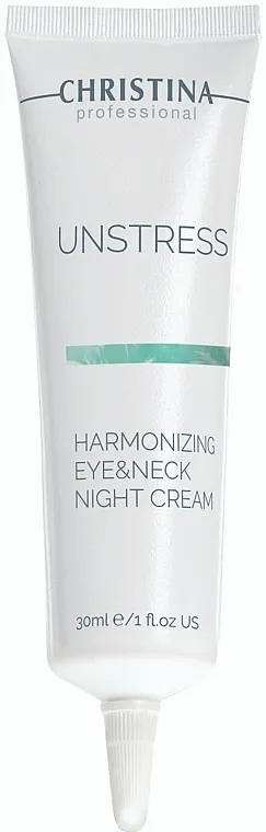 Christina Unstress Harmonizing Night Cream For Eye And Neck Harmonizirajuća noćna krema za kožu oko očiju i vrata