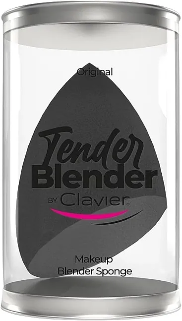 Clavier Tender Blender Super Soft Ukošeni sunđer za šminkanje, crna