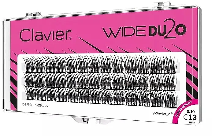 Clavier Wide DU2O Eyelashes Veštačke trepavice 13 mm