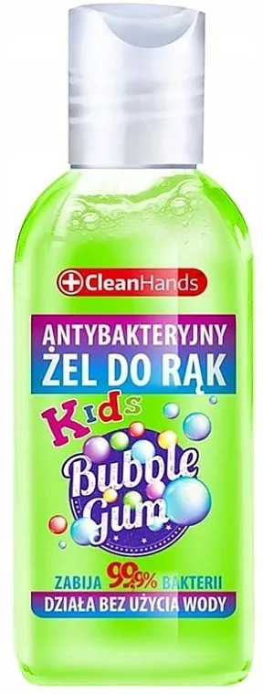 Clean Hands Antibacterial Hand Gel Bubble Gum Antibakterijski gel za ruke za decu, žvakaća guma