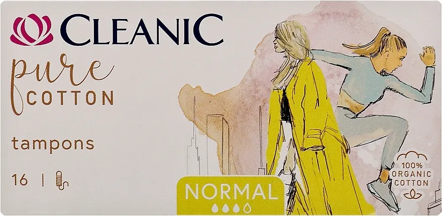 Cleanic Pure Cotton Normal Tamponi, 16 kom.