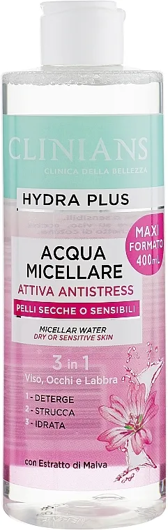 Clinians Hydra Plus Attiva Antistress Micelarna voda