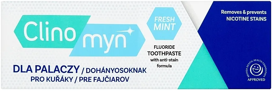 Clinomyn Smokers Toothpaste Fresh Mint Pileća pasta za zube
