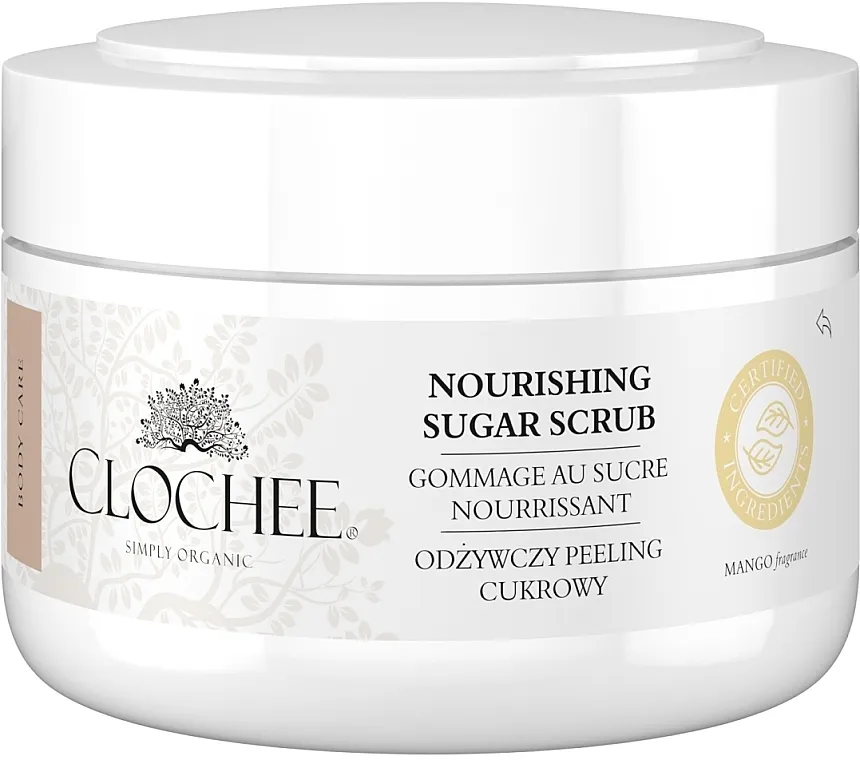 Clochee Nourishing Body Scrub Mango Fragrance Hranljivi piling za telo, miris manga